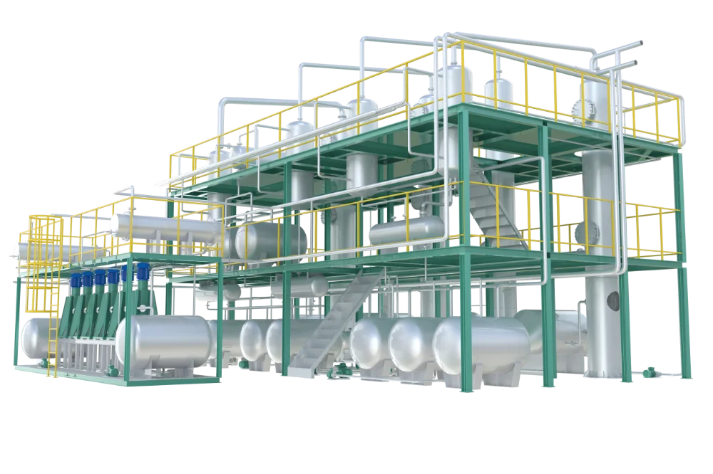 Base oil solvent extraction equipment